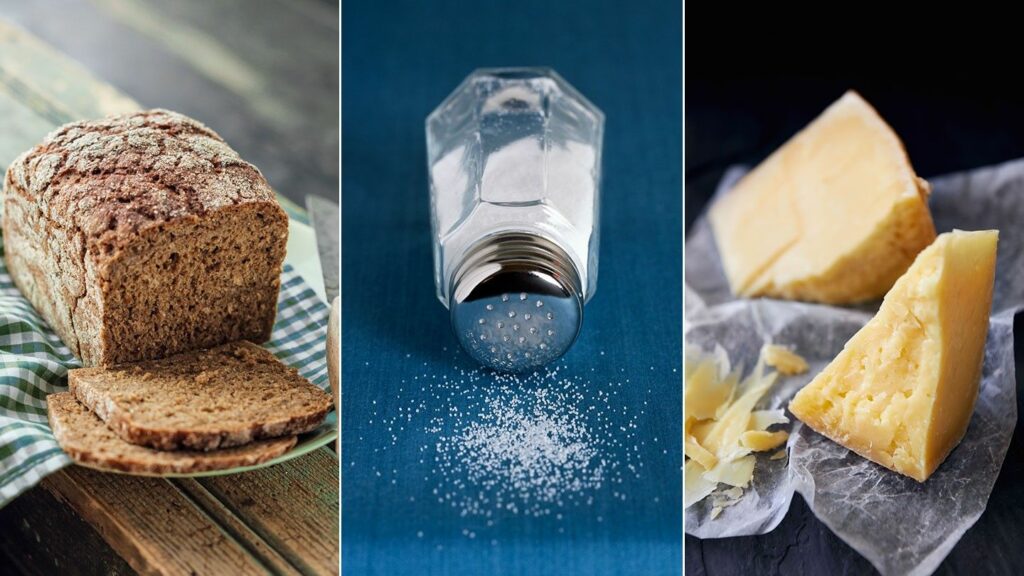 Najrôznejšie využitie soli v potravinách.